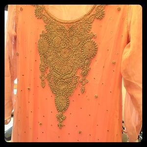 Long maxi. These two dresses with scarf.